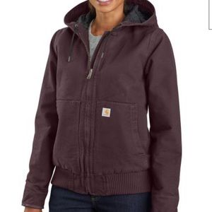 CARHARTT women’s quilted dusty plum jacket
